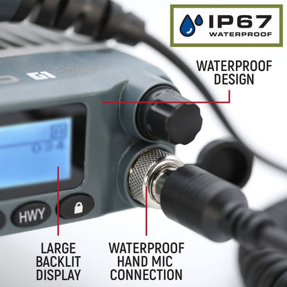 Rugged Radios Rugged G1 Adventure Series Waterproof GMRS Mobile Radio