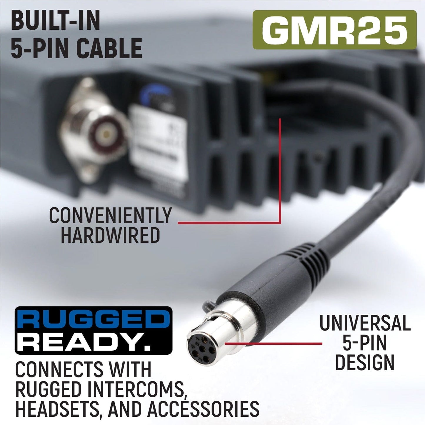 Rugged Radios Rugged GMR25 Waterproof GMRS Mobile Radio
