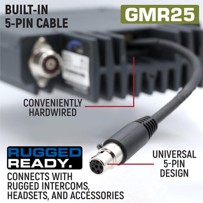 Rugged Radios Rugged GMR25 Waterproof GMRS Mobile Radio