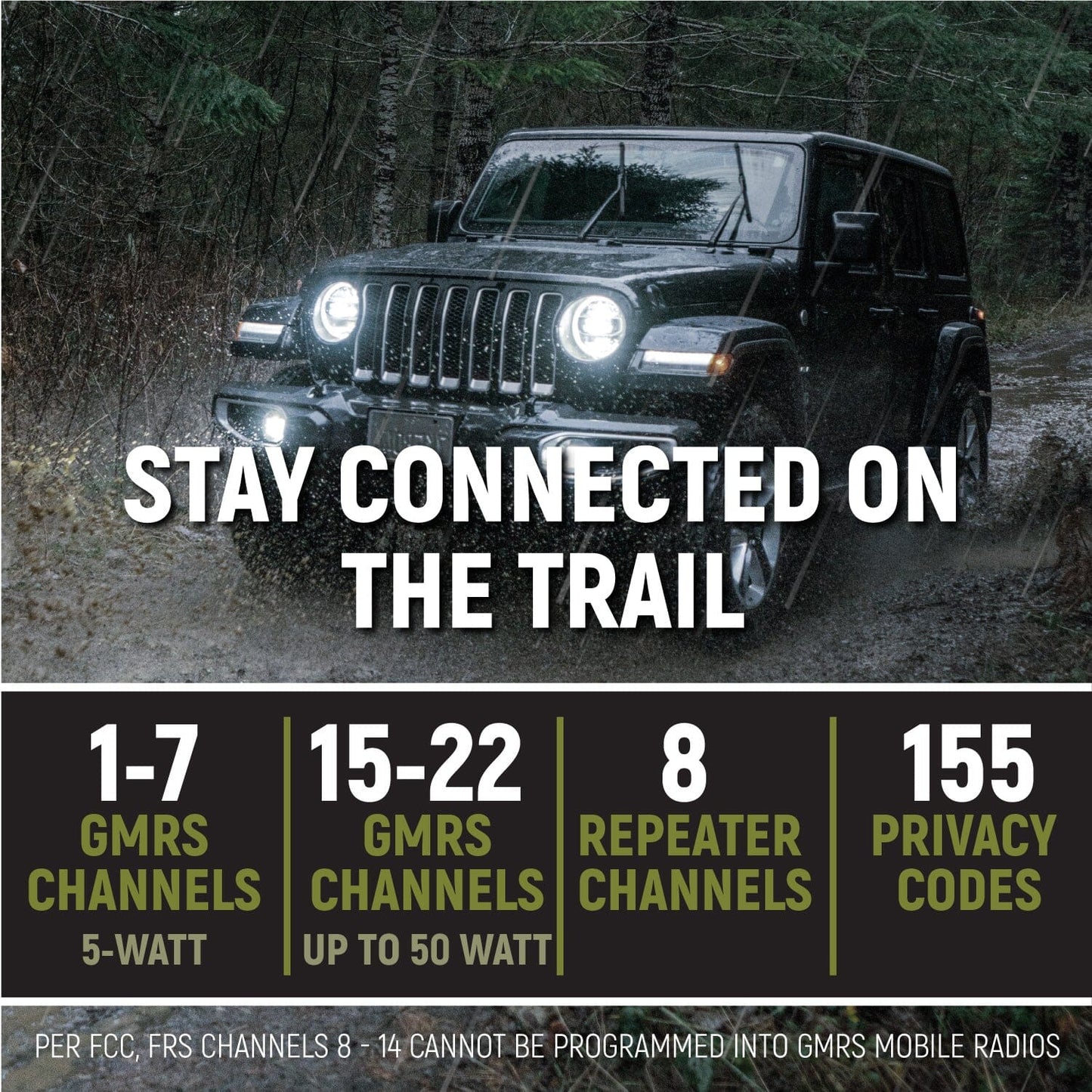 Rugged Radios Rugged GMR25 Waterproof GMRS Mobile Radio