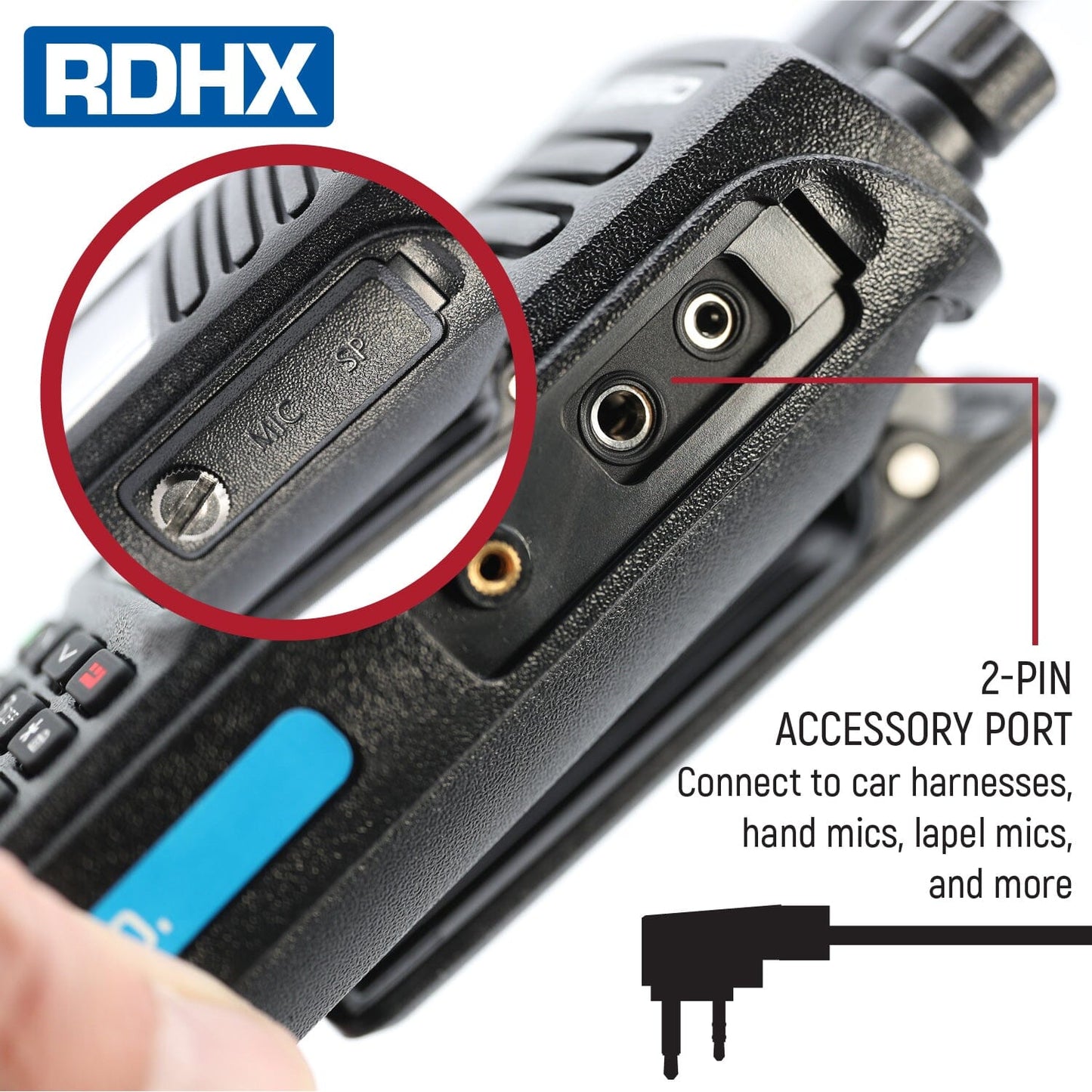 Rugged Radios Rugged RDH-X Waterproof Business Band Two-Way Handheld Radio