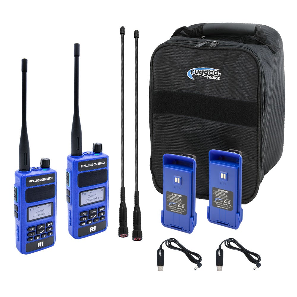 Rugged Radios Rugged R1 Ready Pack - Handheld Radio Bundle