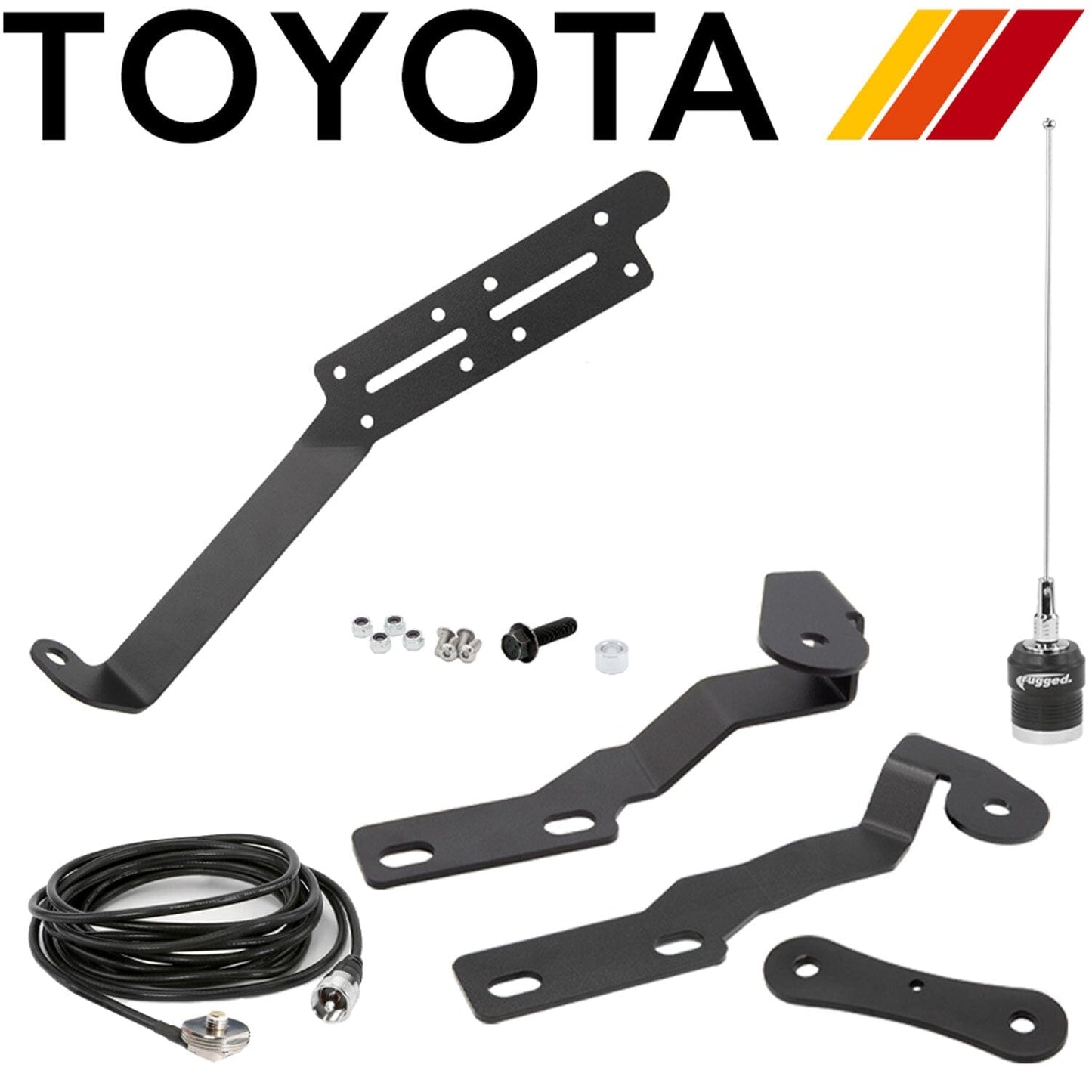 Rugged Radios Rugged Radios Toyota Tacoma 4Runner Sequoia Lexus Two-Way GMRS Mobile