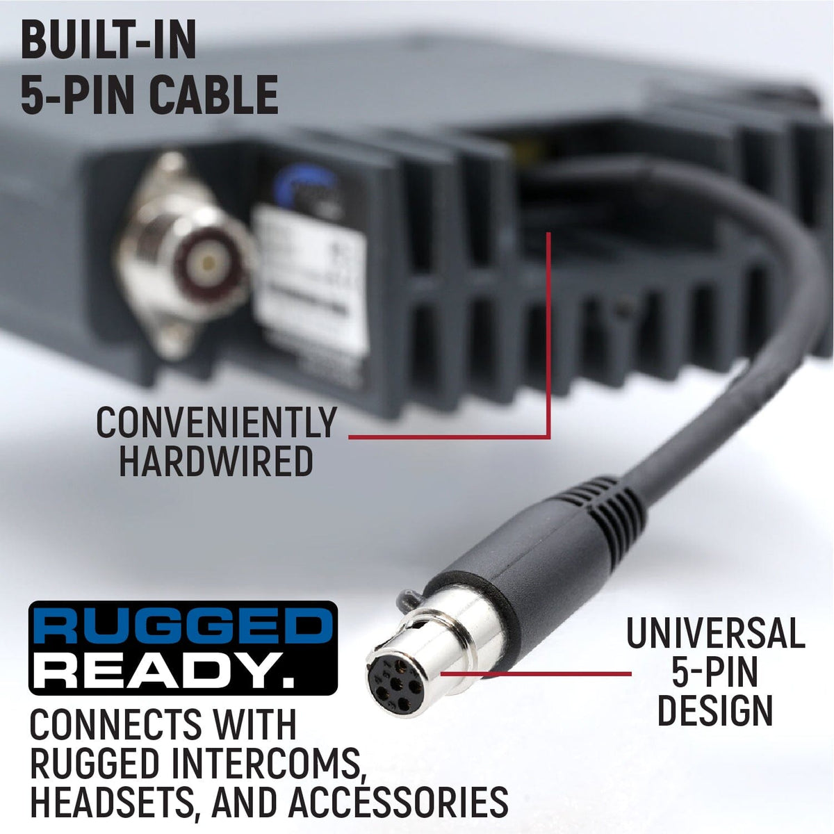 Rugged Radios Rugged Radios Toyota Tundra Two-Way GMRS Mobile Radio Kit