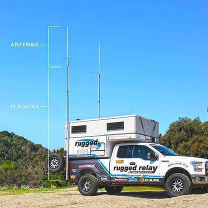 Rugged Radios Rugged Radios UHF Fiberglass Base Camp Antenna