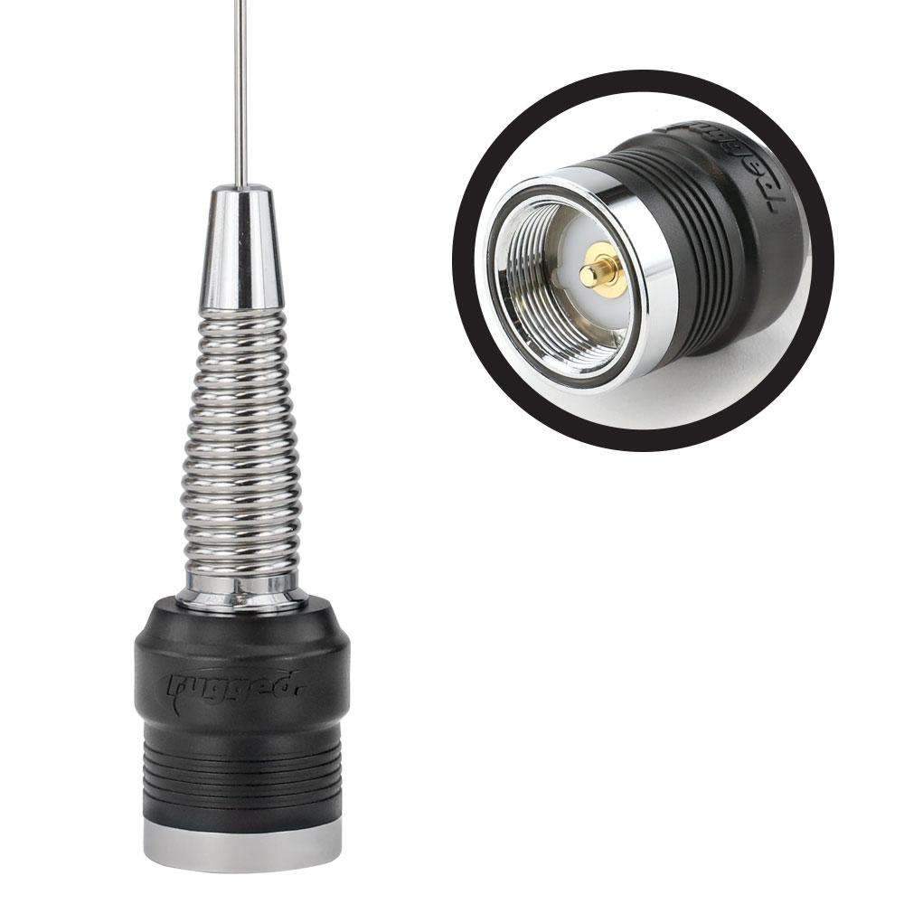 Rugged Radios Rugged Radios UHF & VHF Wide Band 1/4 Wave Antenna with Spring (132