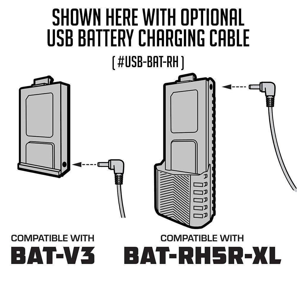 Rugged Radios Rugged Radios V3 Replacement Battery with 12v Charge Port