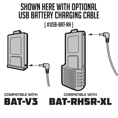 Rugged Radios Rugged Radios V3 Replacement Battery with 12v Charge Port