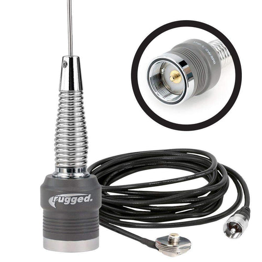 Rugged Radios Rugged Radios VHF Antenna Kit with 1/2 Wave No Ground Plane (NGP) Ante