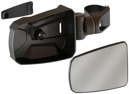 Seizmik Pursuit Cast Aluminum Side View Mirrors for 1.75" Round Cage