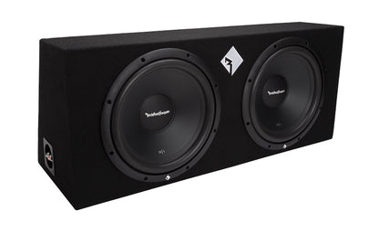 Rockford Fosgate R1-2X12 Dual 12 Inch Loaded Sub Enclosure