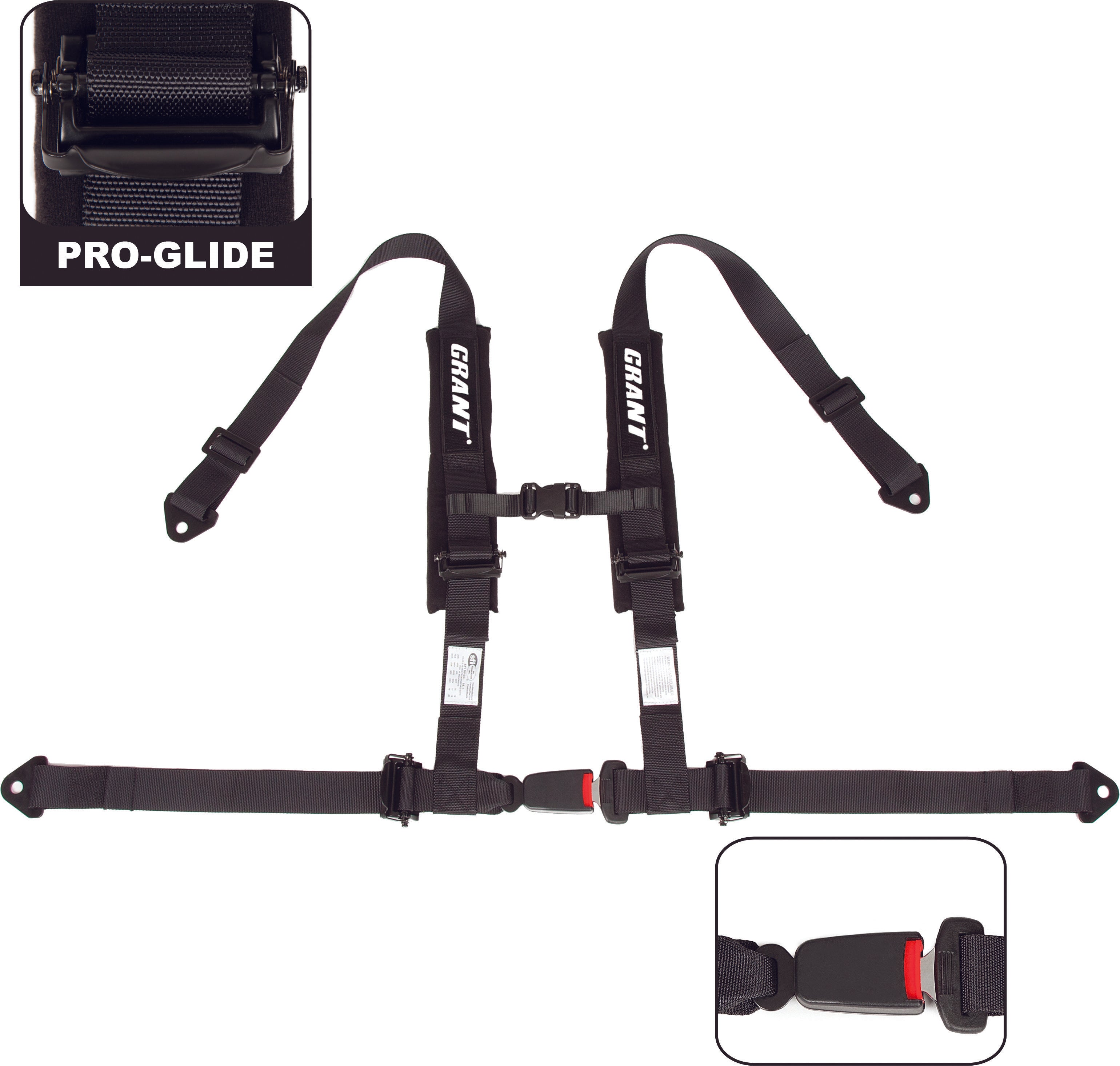 Grant 4 Point 2" Saftey Harness with Auto Style Latch
