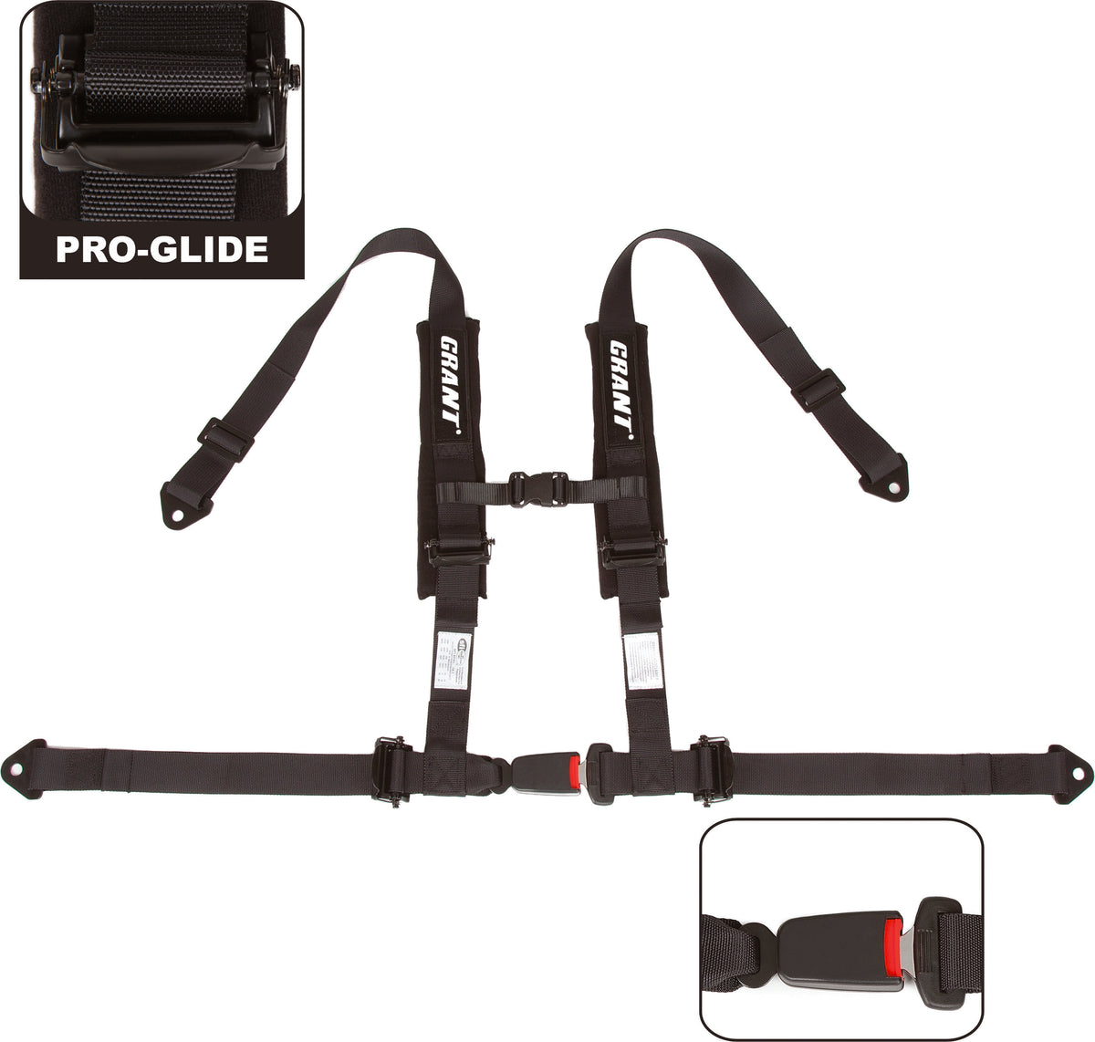 Grant 4 Point 2" Saftey Harness with Auto Style Latch