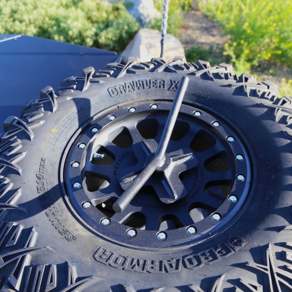 Bent Metal Offroad X3 Spare Tire Carrier top down