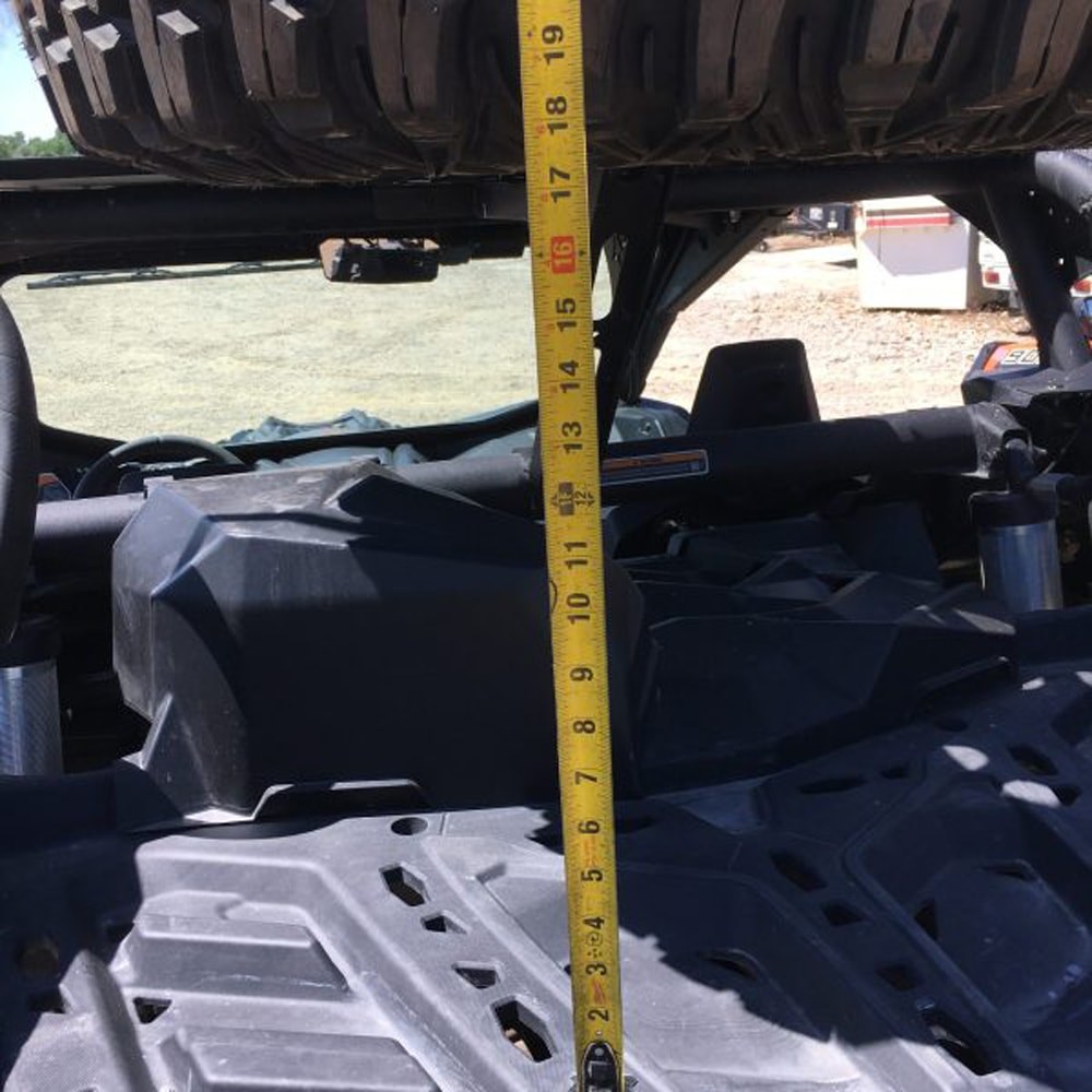 Bent Metal Offroad X3 Spare Tire Carrier height