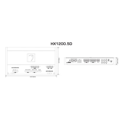 Diamond Audio HX1200.5 dimensions