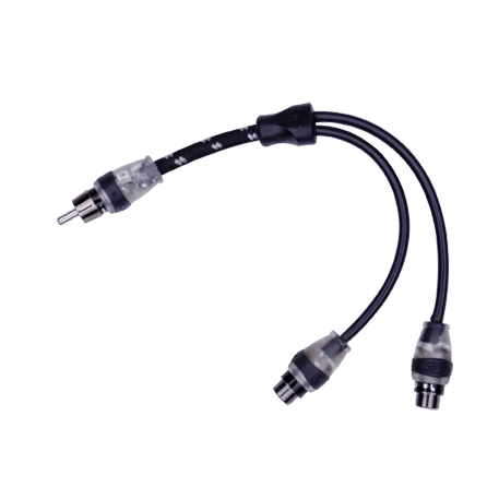 Rockford Fosgate RFITY-1M 1 Male to 2 Female Y Adapter