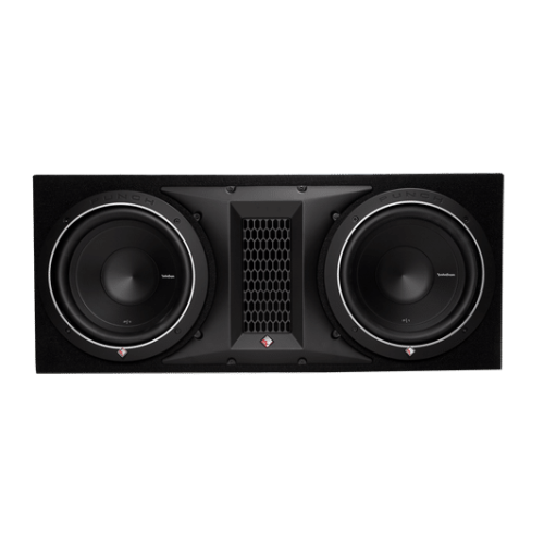 Rockford Fosgate P1-2X10 Dual 10 Inch Subwoofer Loaded Enclosure