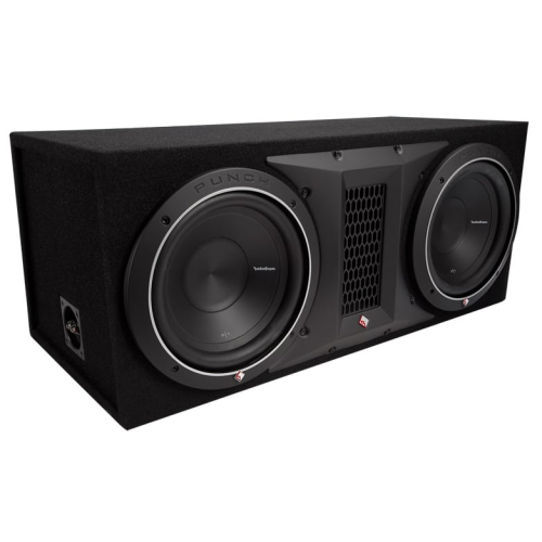 Rockford Fosgate P1-2X10 Dual 10 Inch Subwoofer Loaded Enclosure