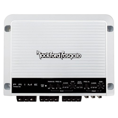 Rockford Fosgate M400-4D Marine 400 Watt 4 Channel Amp
