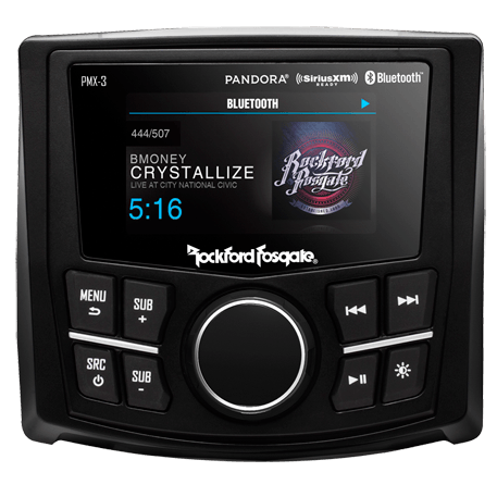 Rockford Fosgate PMX-3 Marine Grade Headunit with Bluetooth