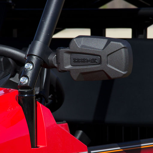 Seizmik Pursuit Cast Aluminum Side View Mirrors for 1.75" Round Cage