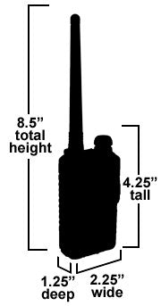 RH-5R Rugged Radios 5-Watt Dual Band (VHF/UHF) Handheld Radio