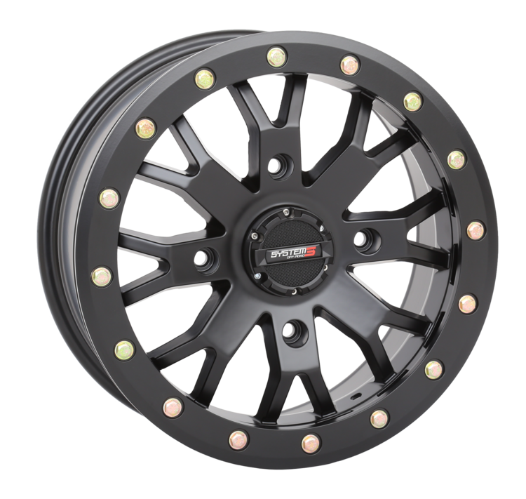 System 3 SB-4 Beadlock wheels - Matte Black