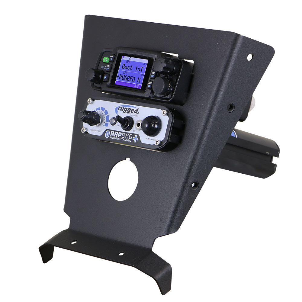 Intercom and RM25R-WP Waterproof Radio Mount for Can-Am X3