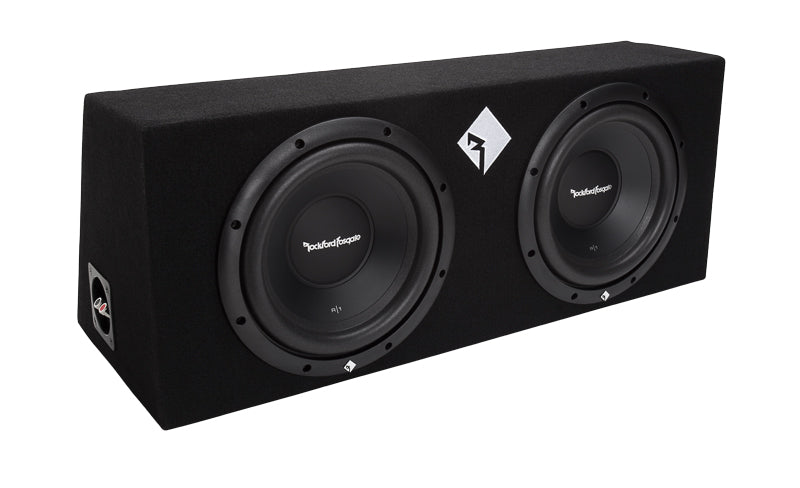 Rockford Fosgate R1-2X10 Dual 10 Inch Loaded Sub Enclosure