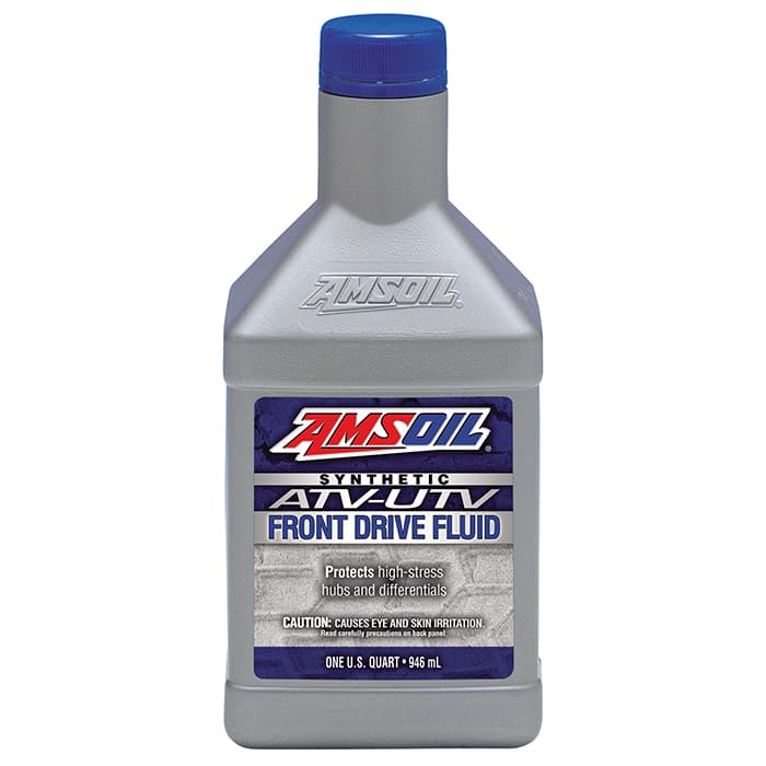 1 quart amsoil AUFDQT Front drive fluid for atv and utv applications