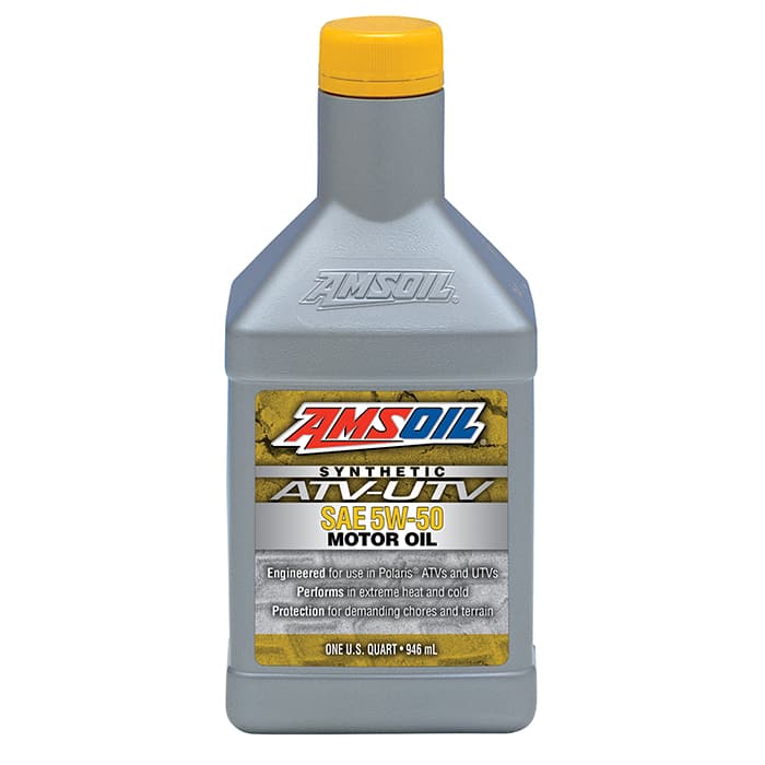 Amsoil AUV50QT 5W-50 Synthetic ATV / UTV Engine Oil