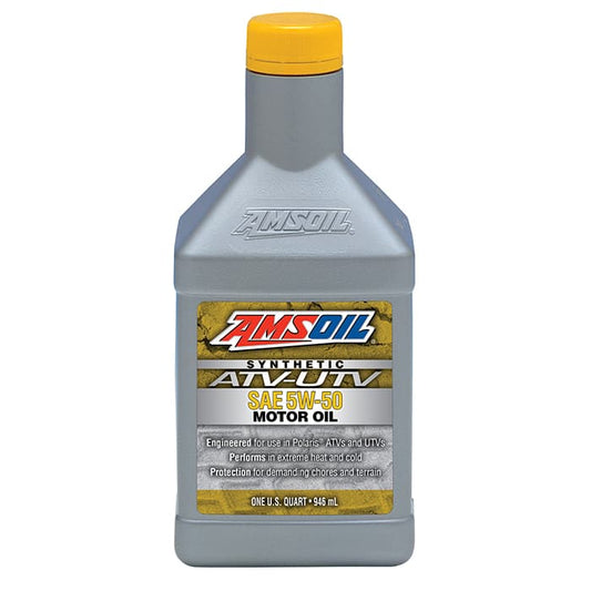 Amsoil AUV50QT 5W-50 Synthetic ATV / UTV Engine Oil