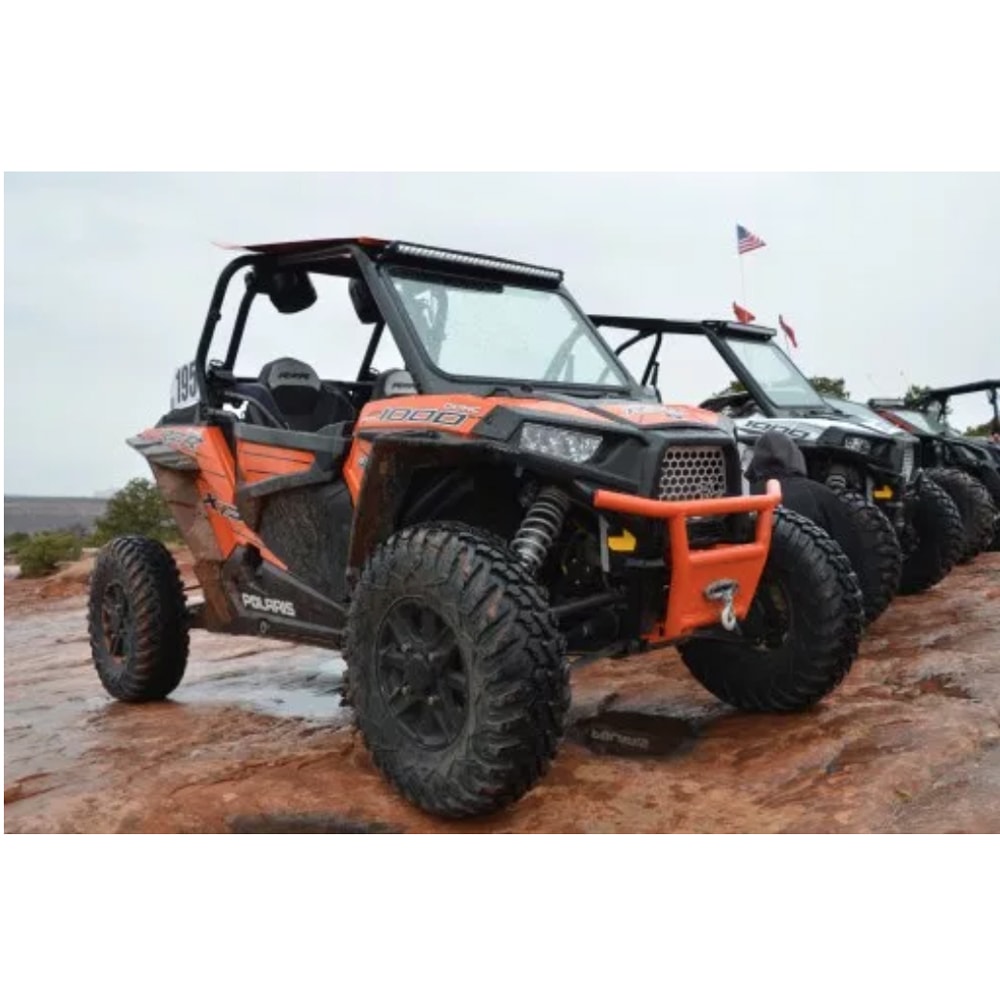 bent metal offroad polaris rzr front windshield