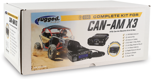 Rugged Radio Complete Kit for Can-Am (Dash Mount)