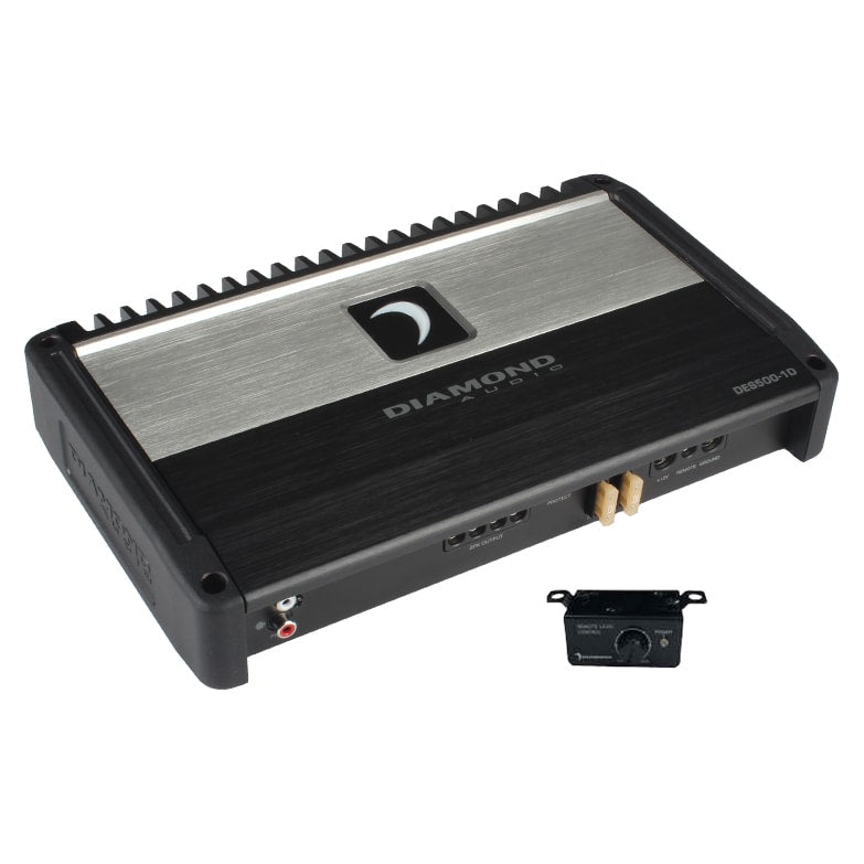diamond audio des1000-1d 1000 watt mono block amplifier with sub remote