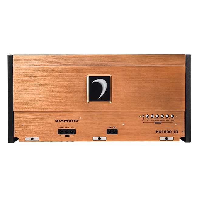 Diamond Audio HX1600.1D top view with adjustments