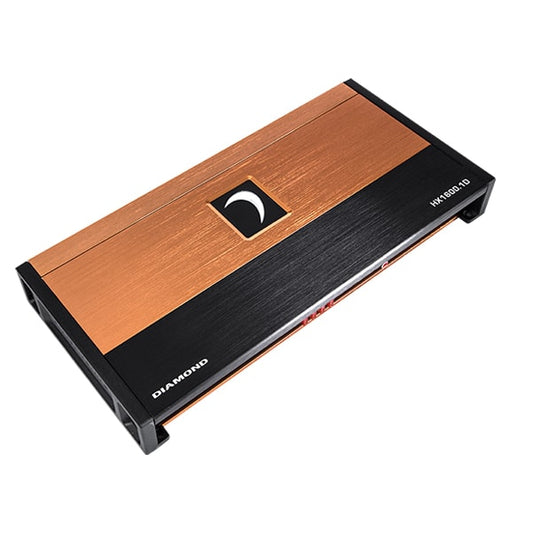 Diamond Audio HX1600.1D top and side view
