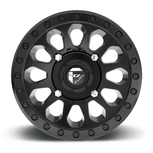 Fuel Offroad Vector D579 UTV Wheel - Matte Black front face