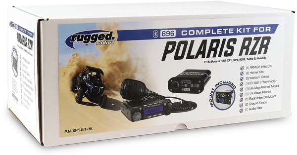 Rugged Radio Complete Kit for Polaris RZR