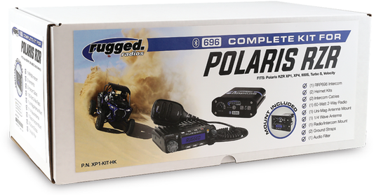 Rugged Radio Complete Kit for Polaris RZR