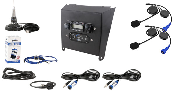 Rugged Radio Complete Kit for Kawasaki KRX