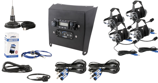 Rugged Radio Complete Kit for Kawasaki KRX
