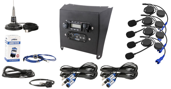 Rugged Radio Complete Kit for Kawasaki KRX