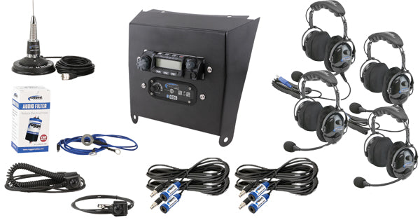 Rugged Radio Complete Kit for Kawasaki KRX