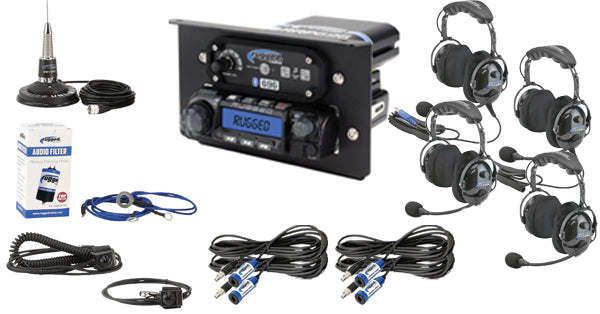 Rugged Radio Complete Kit for Polaris RZR