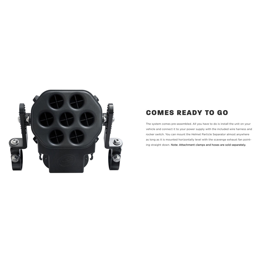 Particle Separator for Helmet