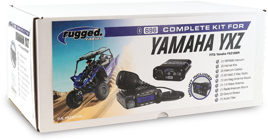Rugged Radio Complete Kit for Yamaha YXZ